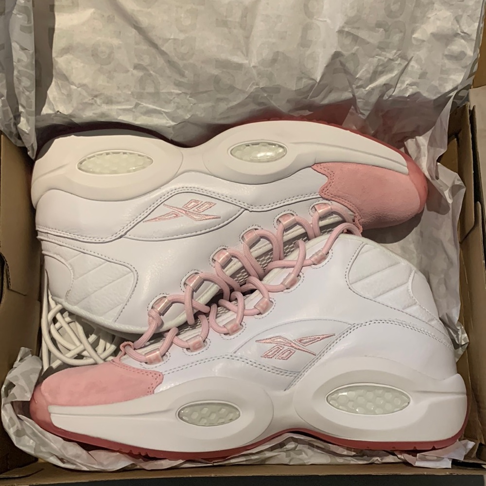 Reebok Question Mid ‘Pink’ size 12